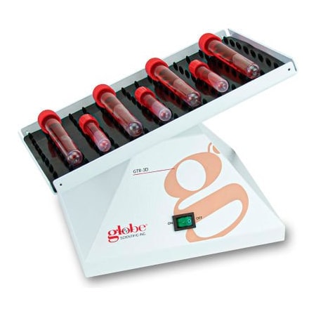 Globe Scientific Tube rocker, 3D motion, 120v, 60Hz, US Plug, 20 RPM GTR-3D